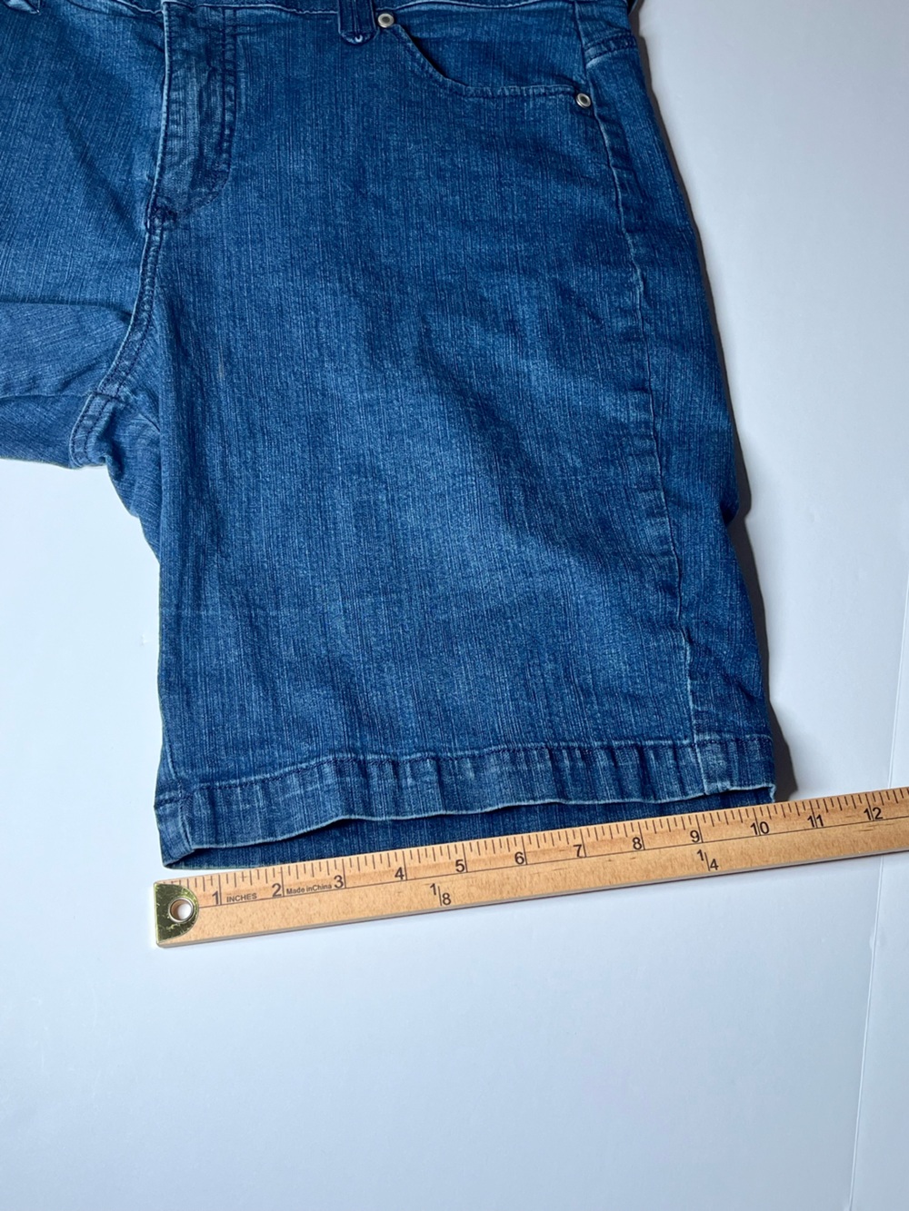 Lee Comfort Waistband Jean Shorts Size 16 - Picture 9 of 13